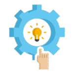 technology driven logo