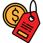 transparent pricing icon