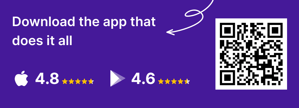 Image Showing The QR code to scan and download the Acko app from App Store or the Play Store